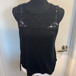 Panhandle Slim Black Lace Accent Camisole size Large